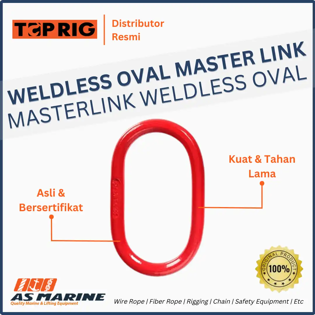 toprig weldless oval masterlink